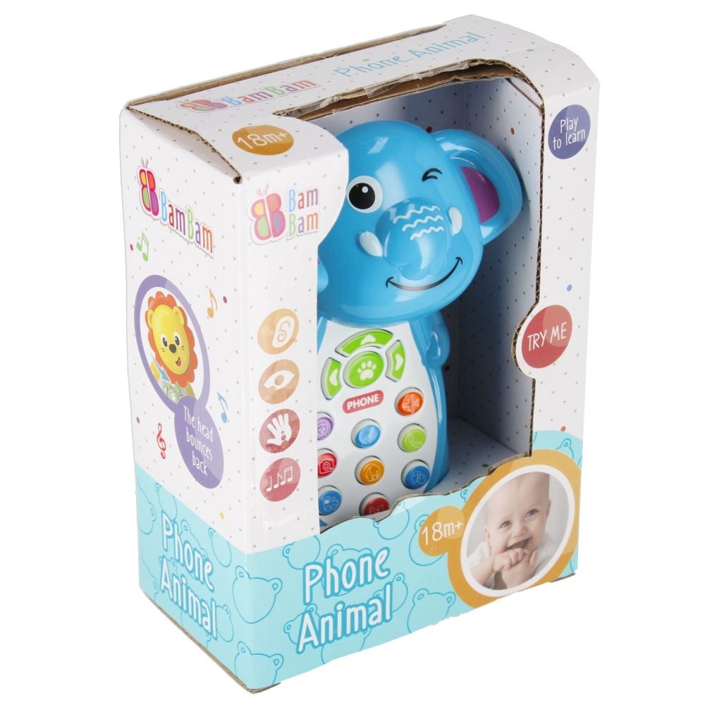 Jucarie interactiva, BamBam, Telefon, Elefant