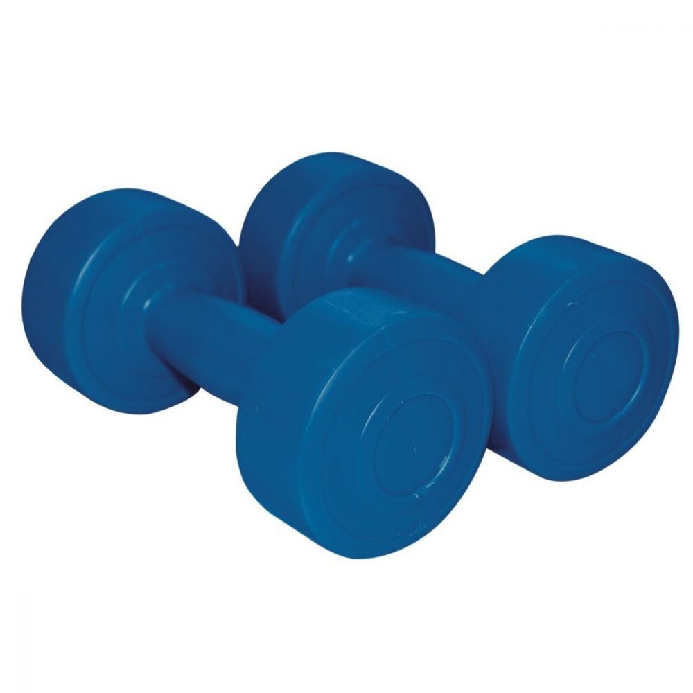 Set gantere aerobic DHS, 2 x 4 kg, Albastru