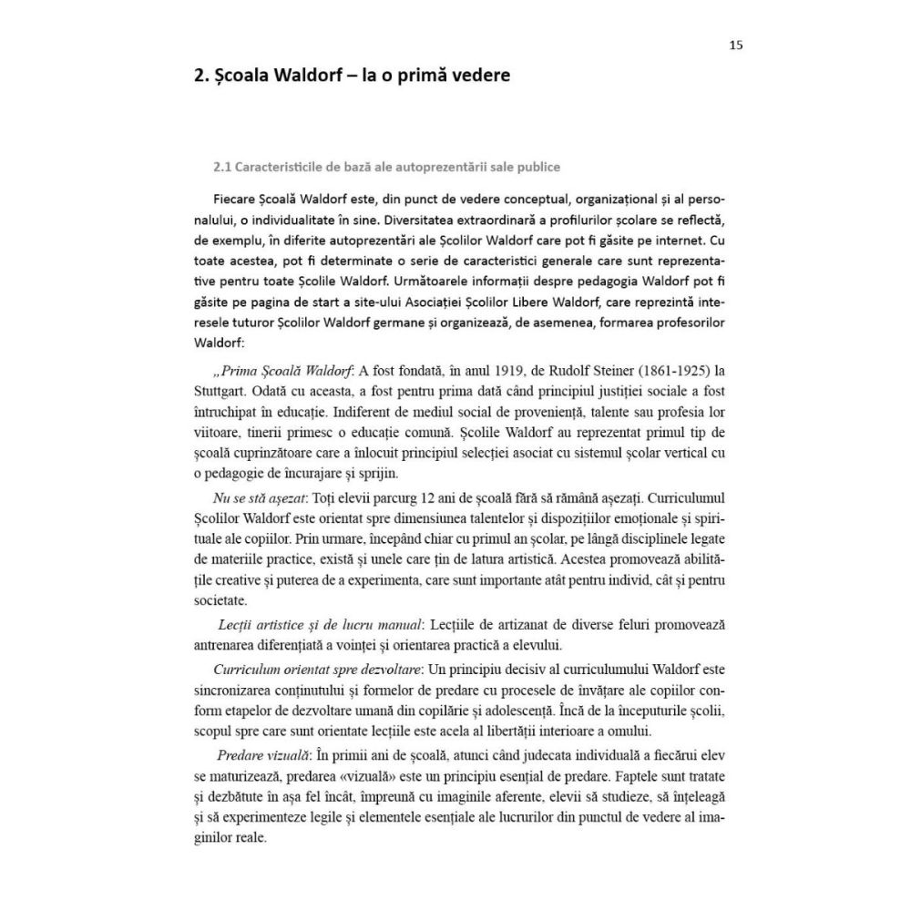 Pedagogia Waldorf, O introducere critica, Heiner Ullrich