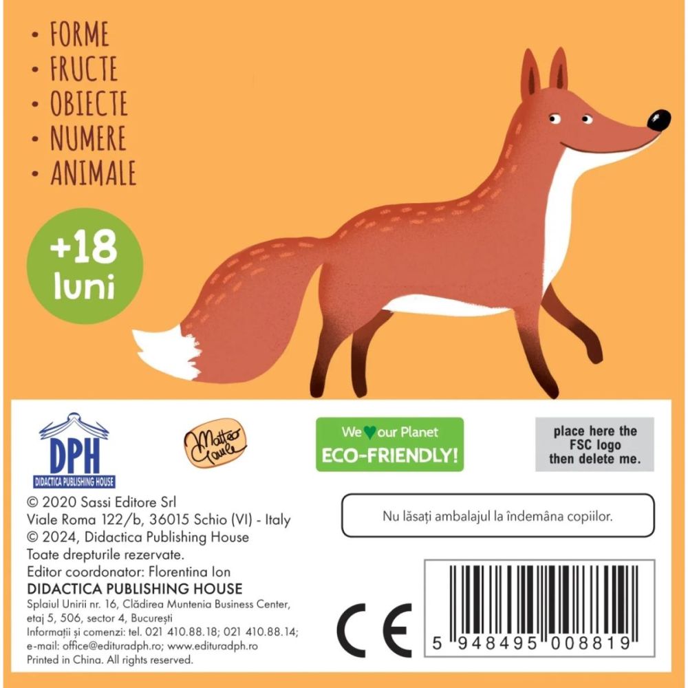Carte Ne Jucam si Invatam, DPH, Forme, Fructe, Obiecte, Numere, Animale