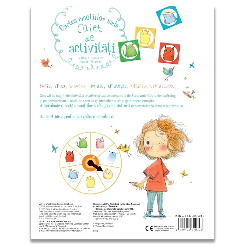 Cartea emotiilor mele, Caiet de activitati