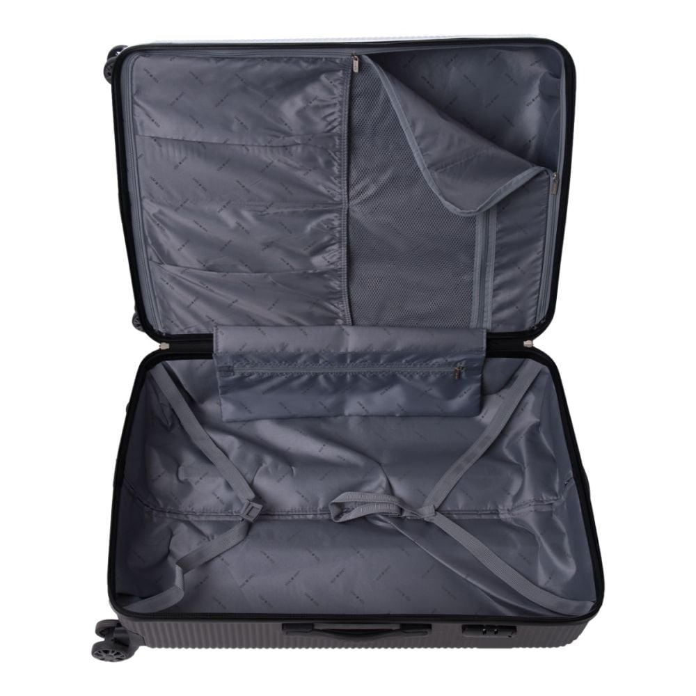 Troler Lamonza Uptown, 78 x 53 x 30 cm, Gri inchis