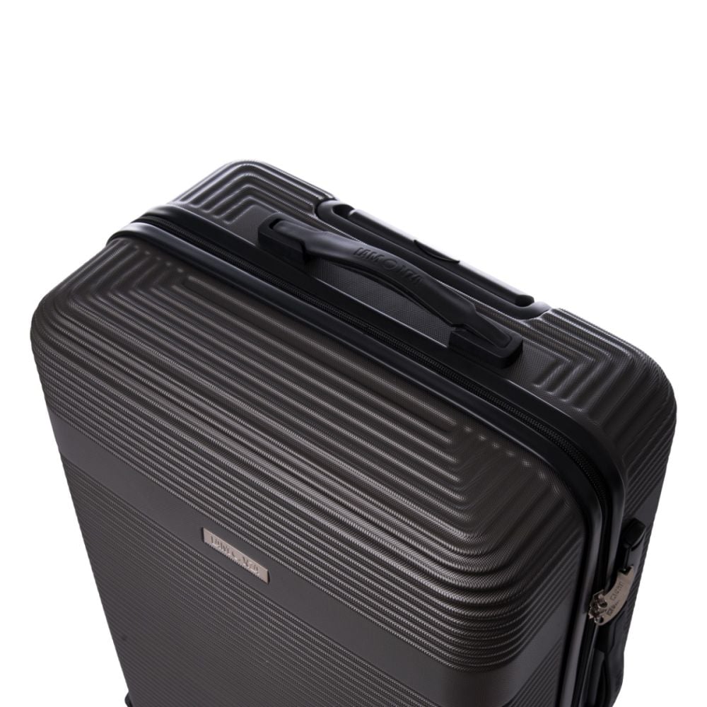 Troler Lamonza Uptown, 68 x 45 x 26 cm, Gri inchis