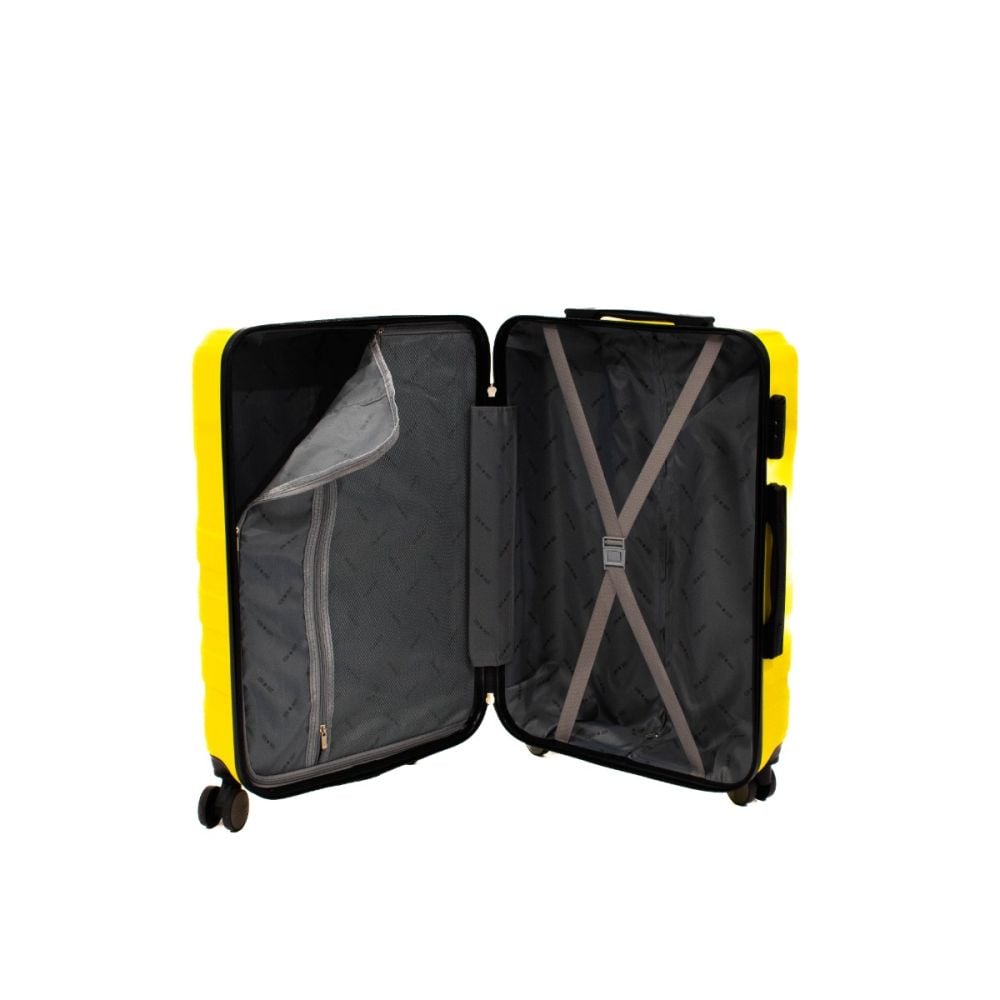 Troler Lamonza Malibu, 65 x 42 x 26 cm, Galben