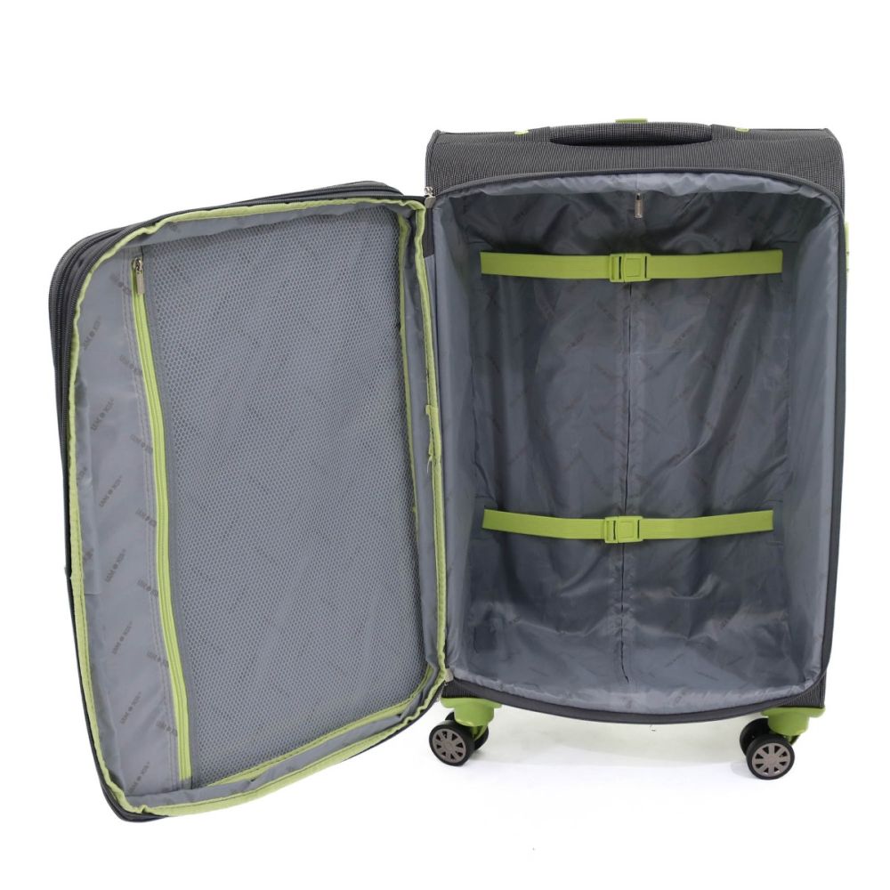 Troler Lamonza Superlight, 68 x 41 x 26 cm, Gri inchis