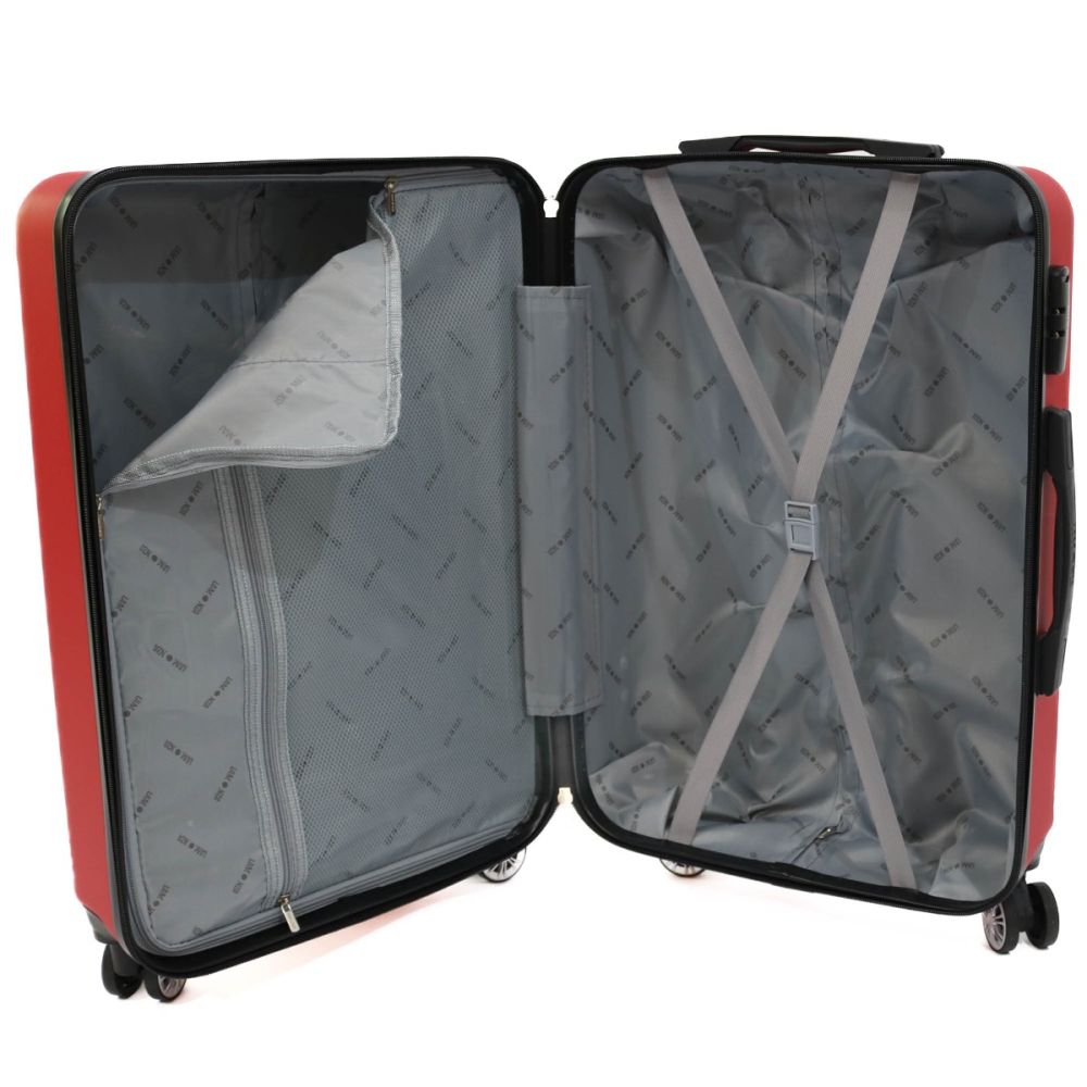 Troler Lamonza Melody, 64 x 42 x 26 cm, Rosu