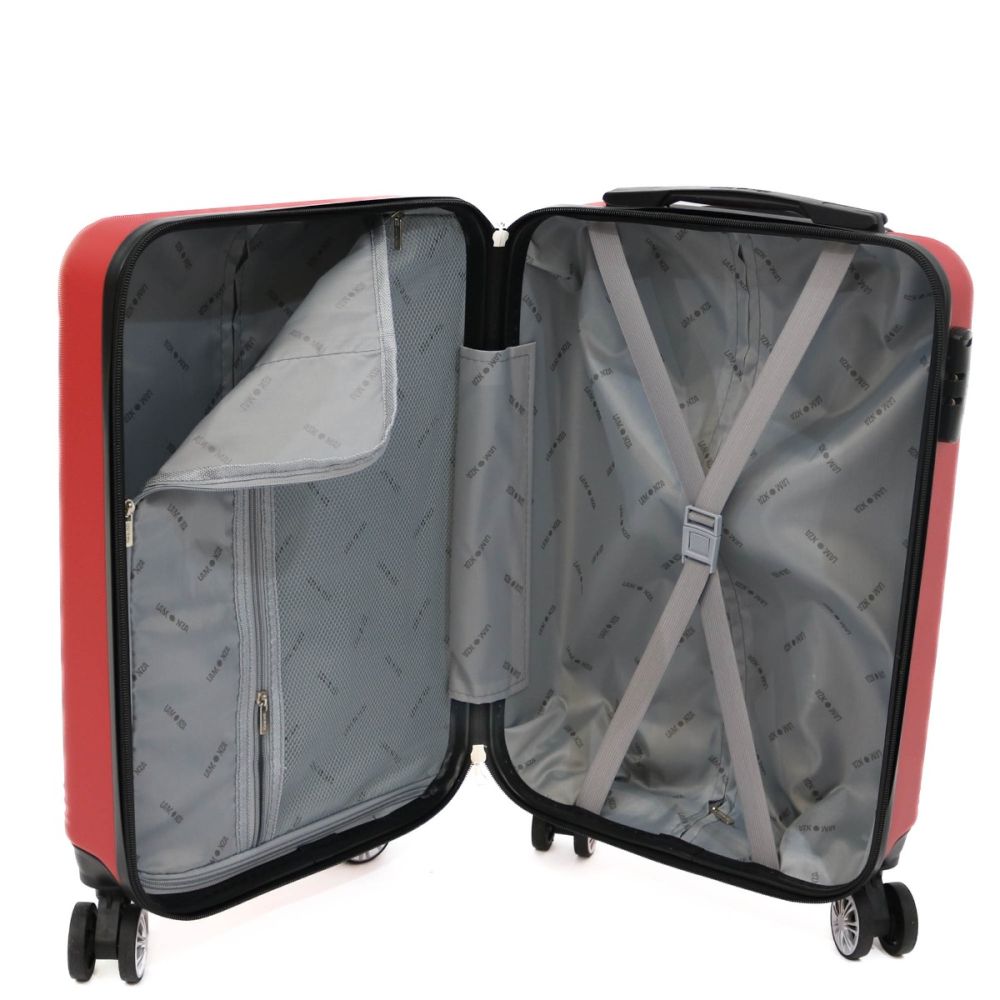 Troler Lamonza Melody, 55 x 36 x 23 cm, Rosu