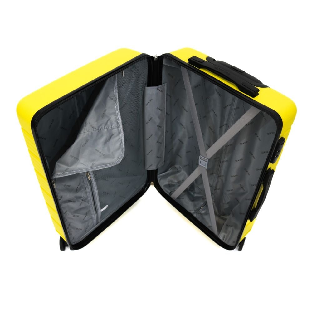 Troler Lamonza Altima, 65 x 42 x 26 cm, Galben