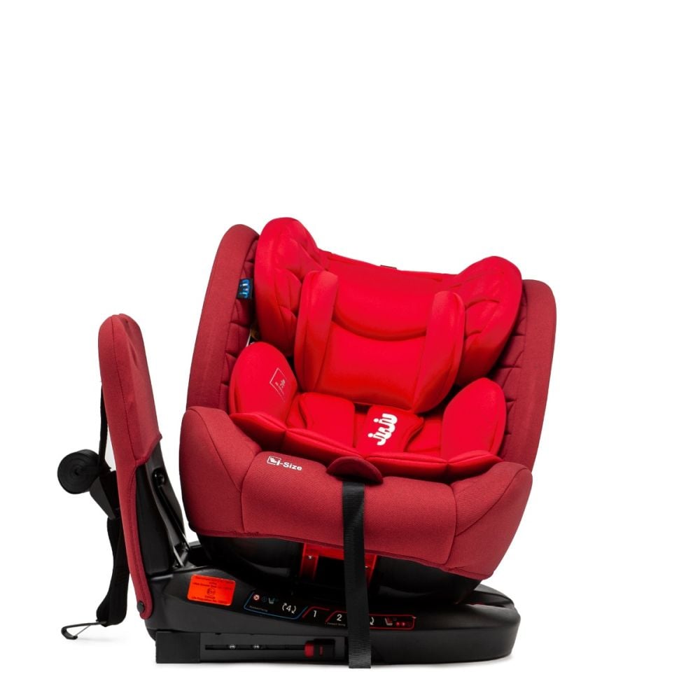 Scaun auto cu isofix, Juju, Total 360 I-Size, Rosu
