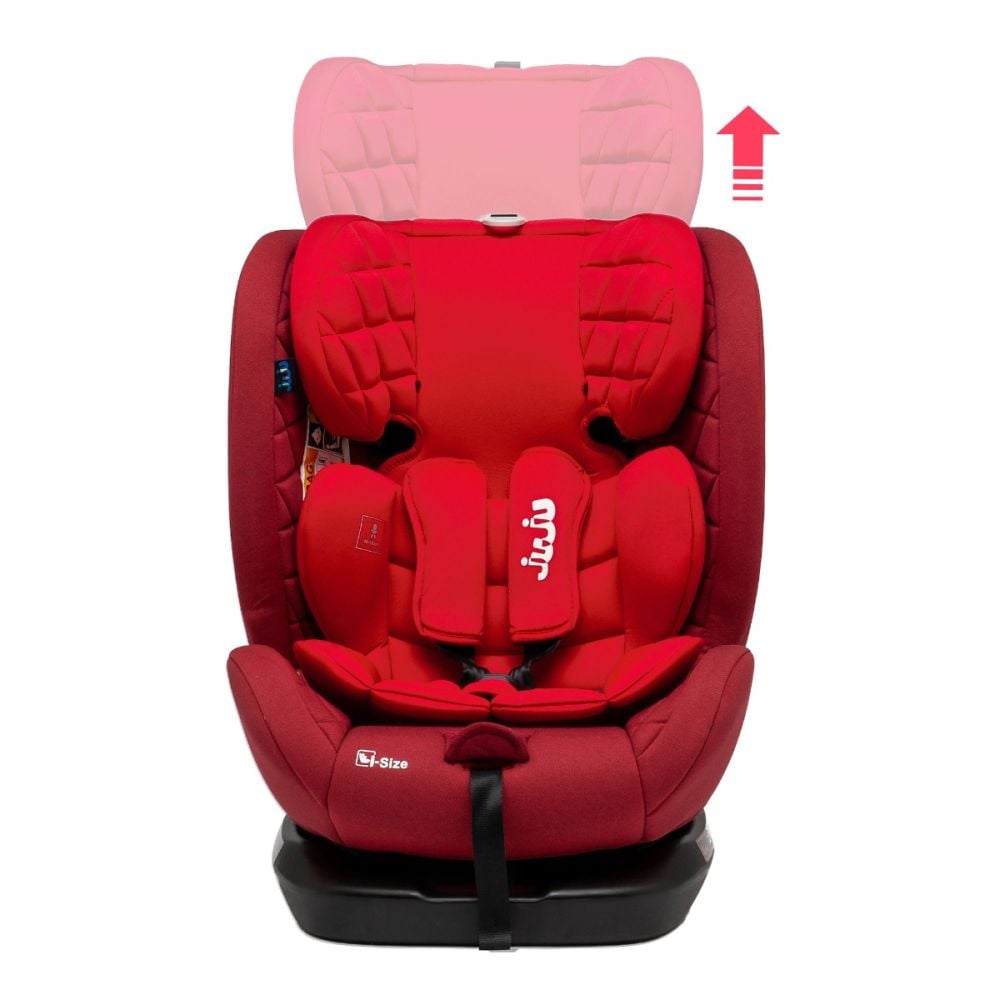 Scaun auto cu isofix, Juju, Total 360 I-Size, Rosu
