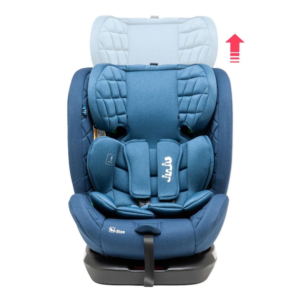Scaun auto cu isofix, Juju, Total 360 I-Size, Albastru