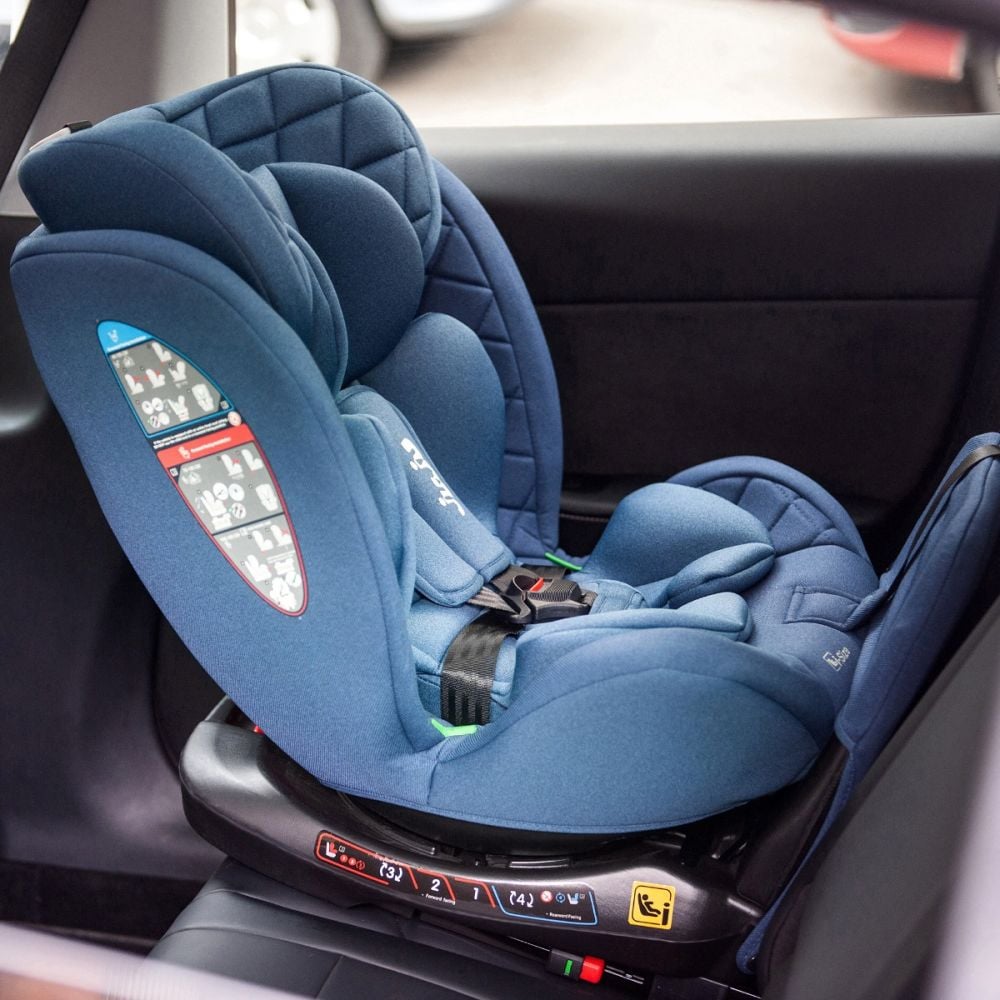 Scaun auto cu isofix, Juju, Total 360 I-Size, Albastru