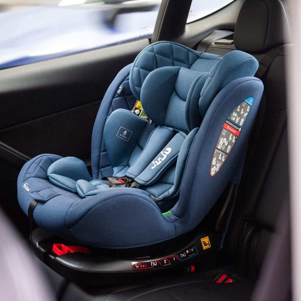Scaun auto cu isofix, Juju, Total 360 I-Size, Albastru