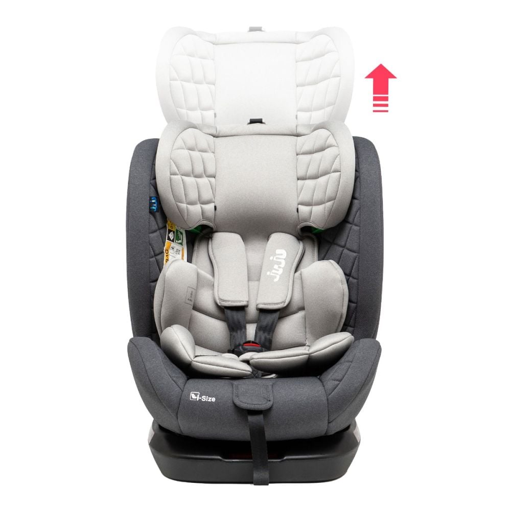 Scaun auto cu isofix, Juju, Total 360 I-Size, Gri