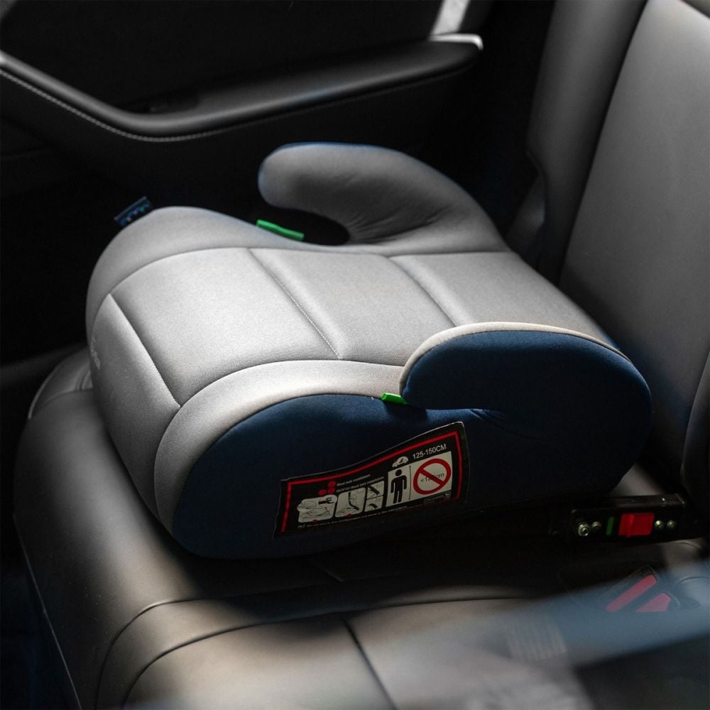 Inaltator auto, Juju Jazzy Booster I-Size Isofix, Gri-Bleumarin