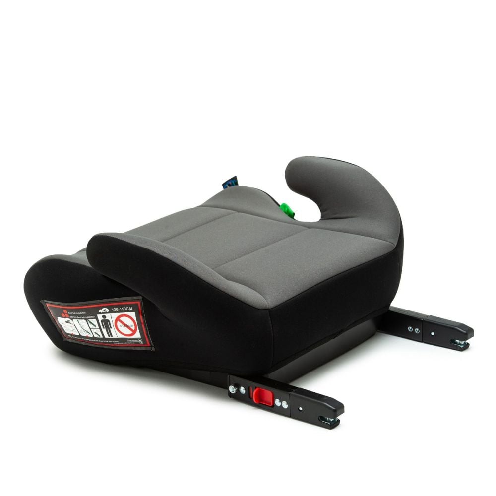 Inaltator auto, Juju Jazzy Booster I-Size Isofix, Negru-Gri