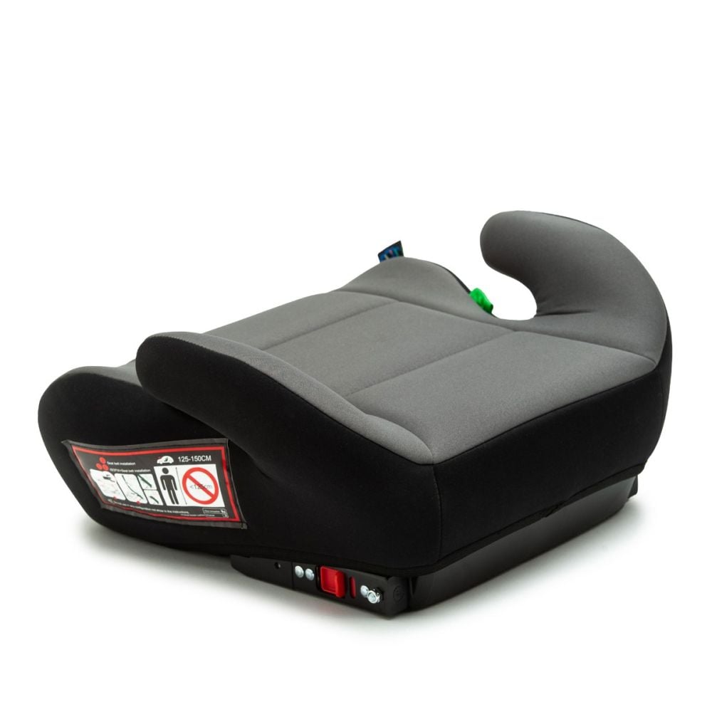 Inaltator auto, Juju Jazzy Booster I-Size Isofix, Negru-Gri