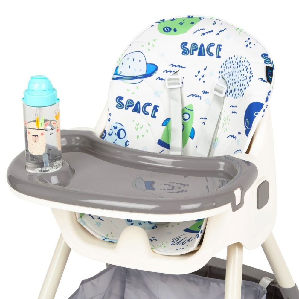 Scaun de masa 2 in 1, Juju, Eat and Smile, Space