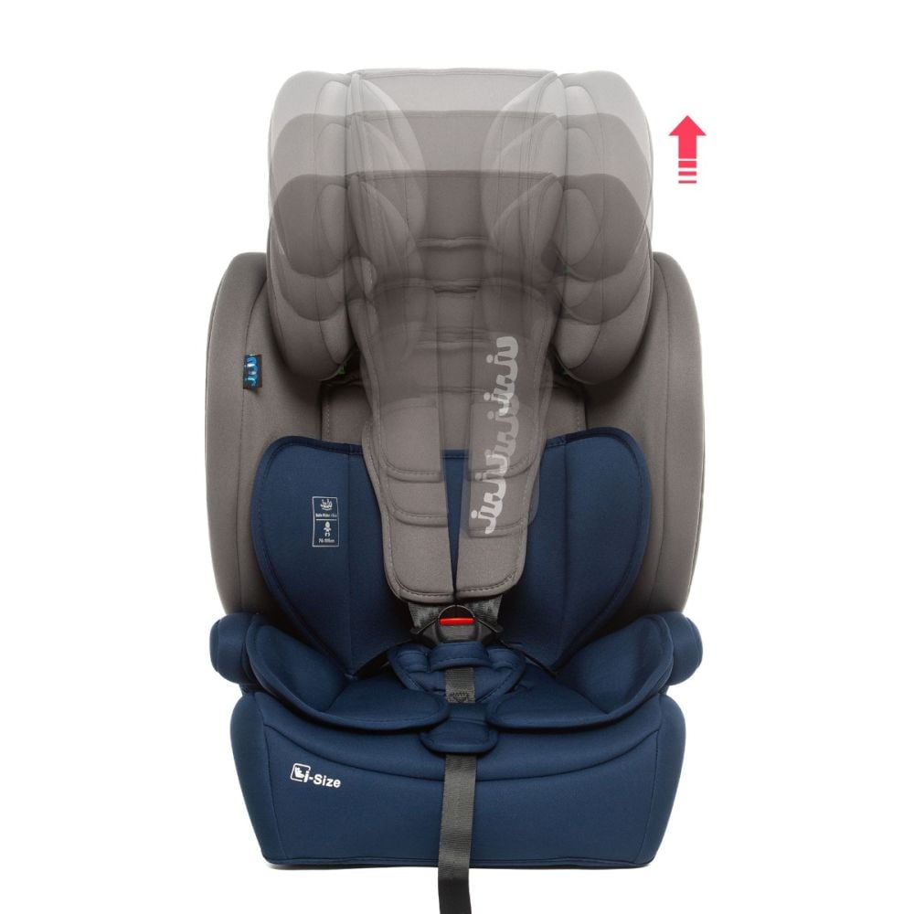 Scaun auto, Juju Safe Rider, I-Size, Gri-Bleumarin
