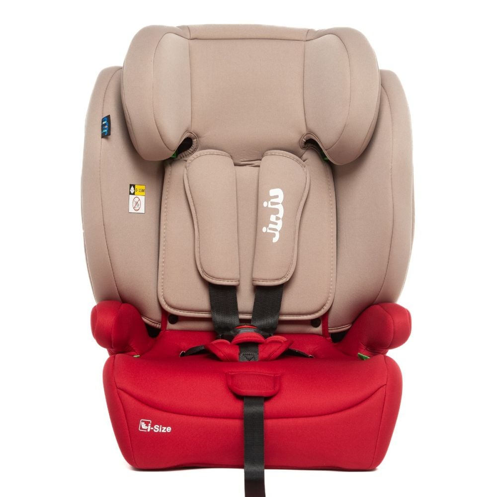 Scaun auto, Juju Safe Rider, I-Size, Bej-Bordo