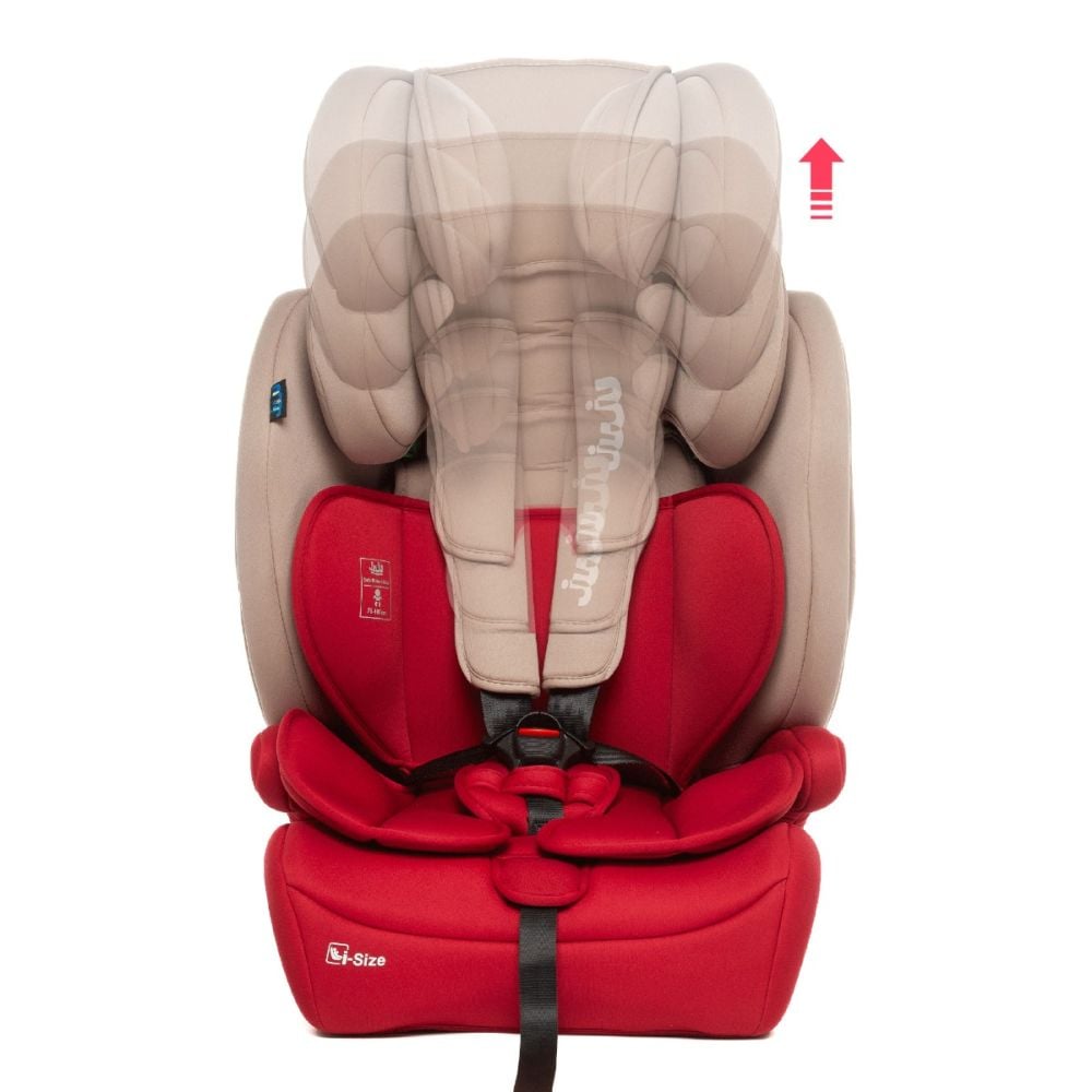 Scaun auto, Juju Safe Rider, I-Size, Bej-Bordo