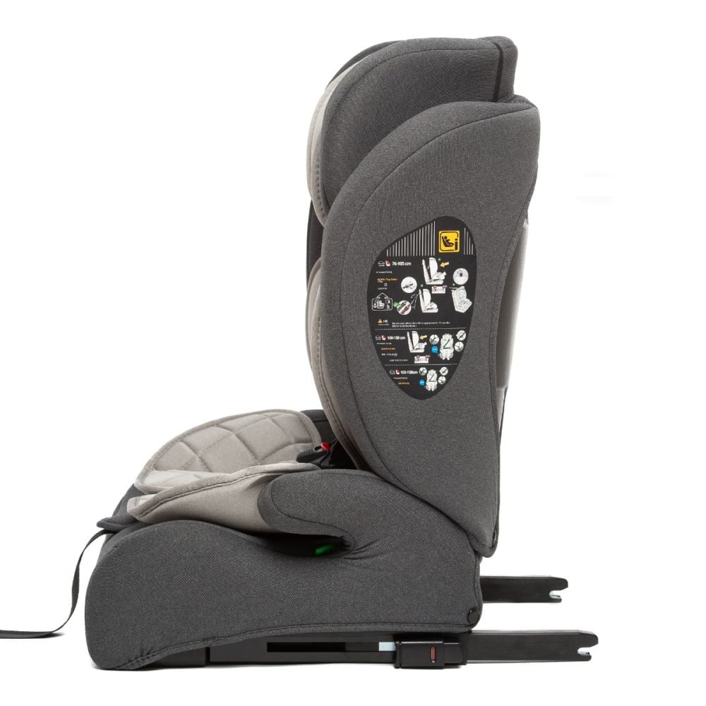 Scaun auto, Juju Pro Rider, I-Size, Gri