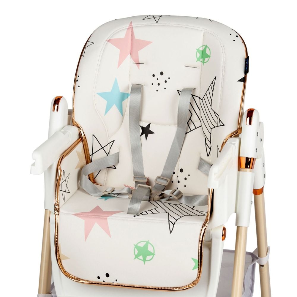 Scaun de masa, Juju, Eat and fun, Pink Stars