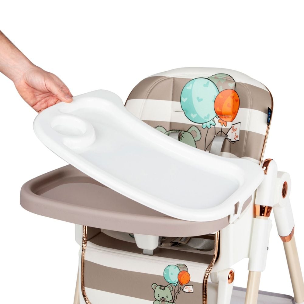 Scaun de masa, Juju, Eat and fun, Brown Bear