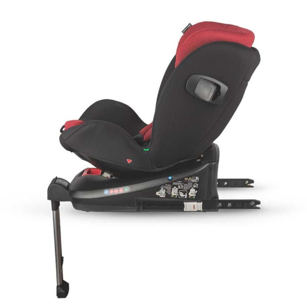 Scaun auto rotativ, Coccolle Vigo, 40-150 cm, Poppy Red