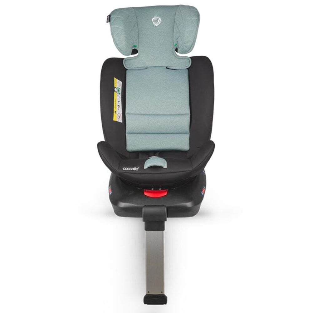Scaun auto rotativ, Coccolle Vigo, 40-150 cm, Emerald Green