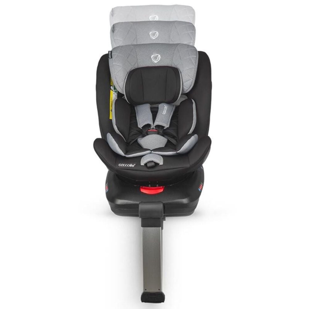 Scaun auto rotativ, Coccolle Vigo, 40-150 cm, Diamond Black