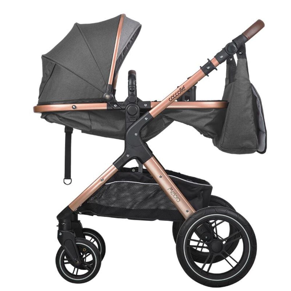 Sistem transformabil 3 in 1, Coccolle Melora, Diamond Black