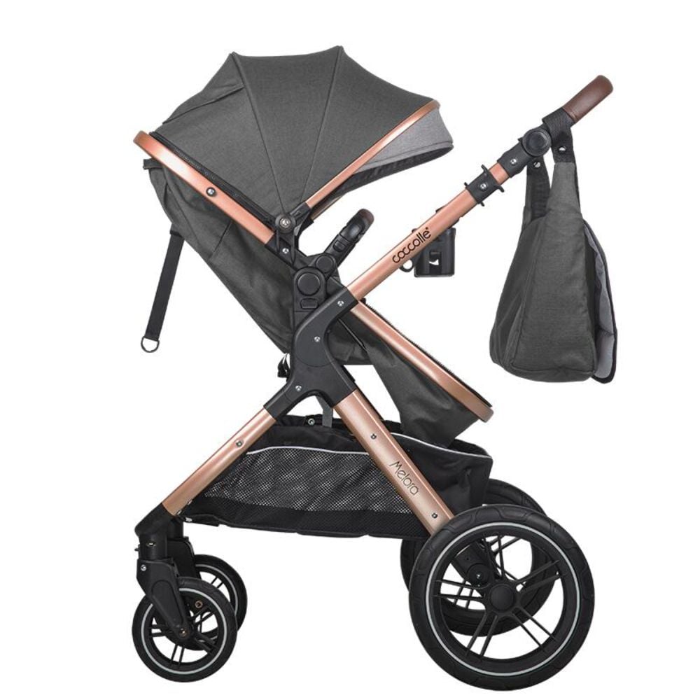 Sistem transformabil 3 in 1, Coccolle Melora, Diamond Black