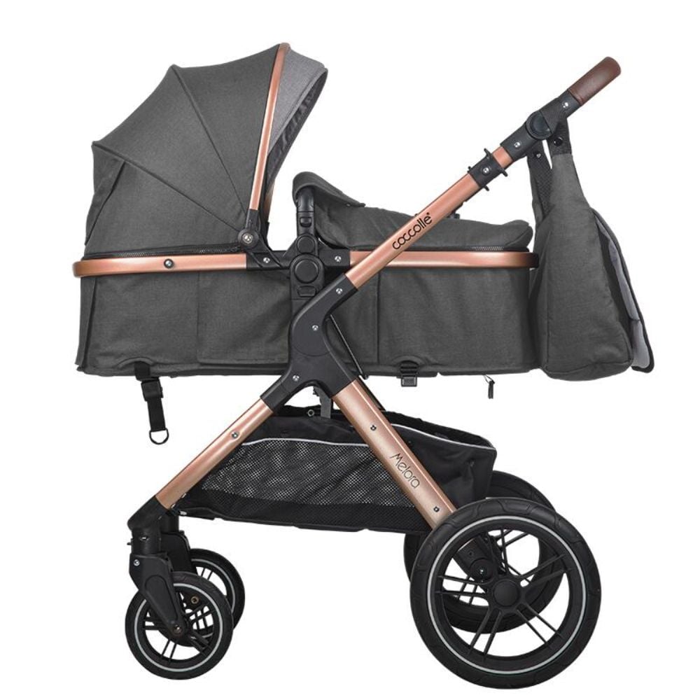 Sistem transformabil 3 in 1, Coccolle Melora, Diamond Black