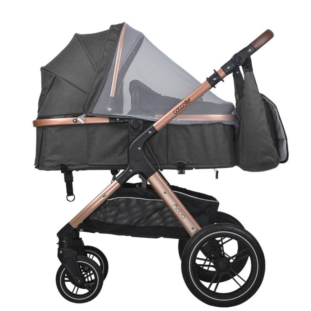 Sistem transformabil 3 in 1, Coccolle Melora, Diamond Black