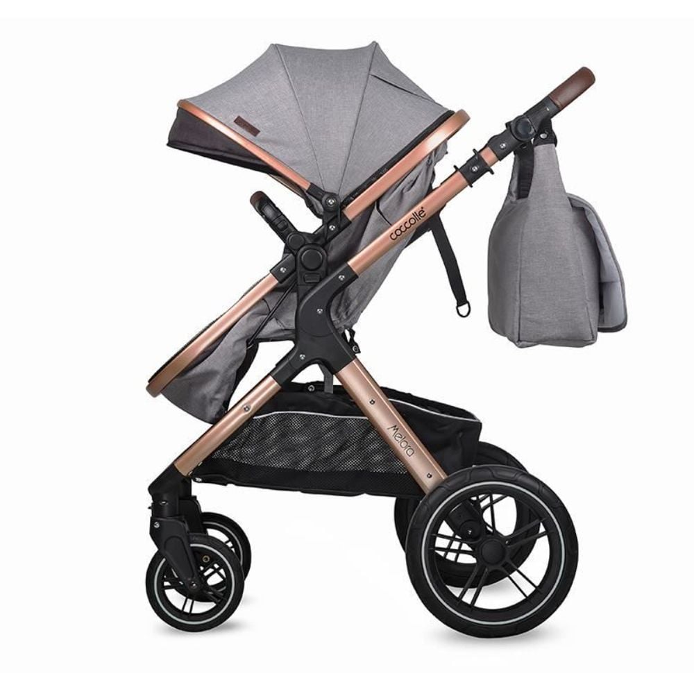 Sistem transformabil 3 in 1, Coccolle Melora, Moonlit Grey