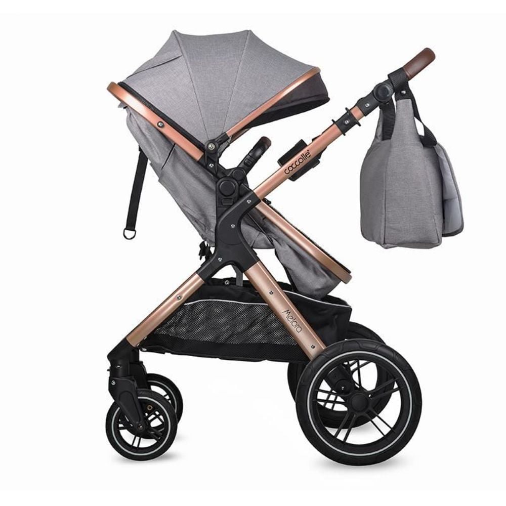 Sistem transformabil 3 in 1, Coccolle Melora, Moonlit Grey
