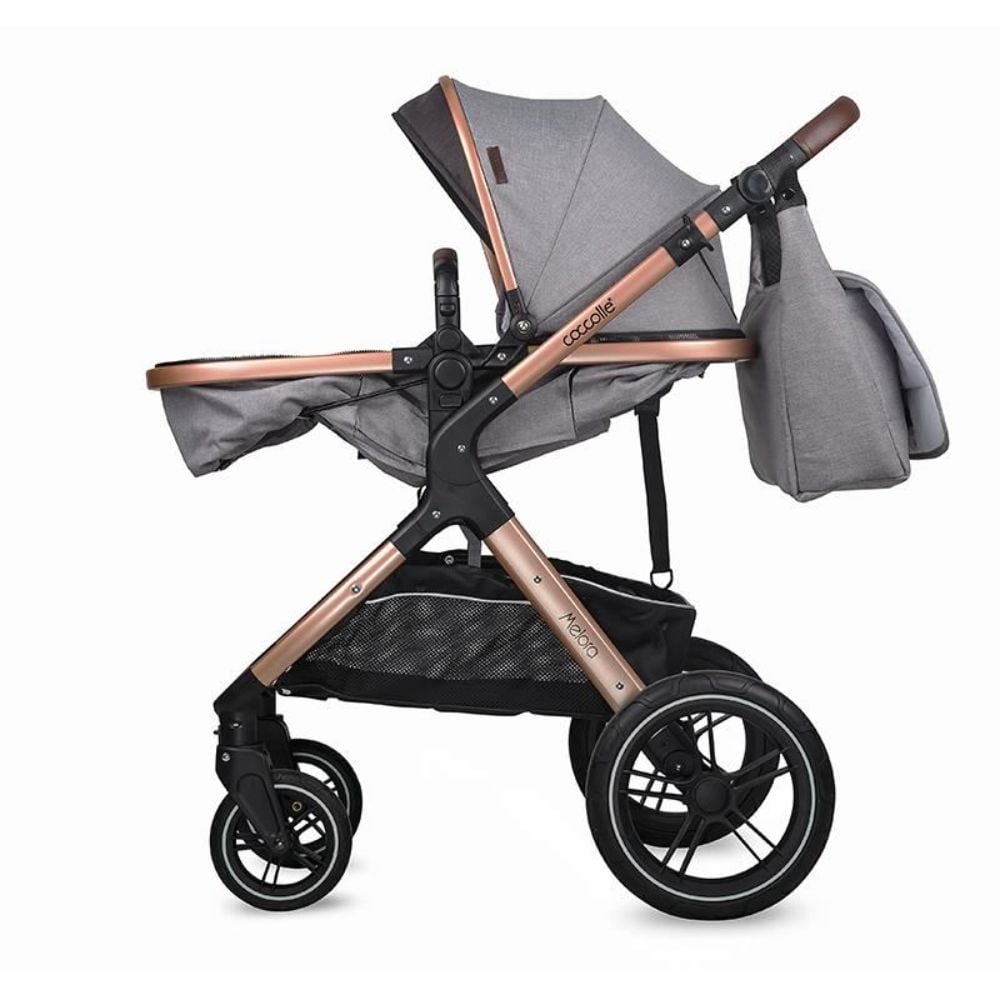 Sistem transformabil 3 in 1, Coccolle Melora, Moonlit Grey