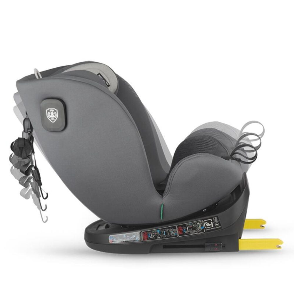 Scaun auto rotativ, Coccolle Nova, iSize 40-150 cm, Moonlit Grey