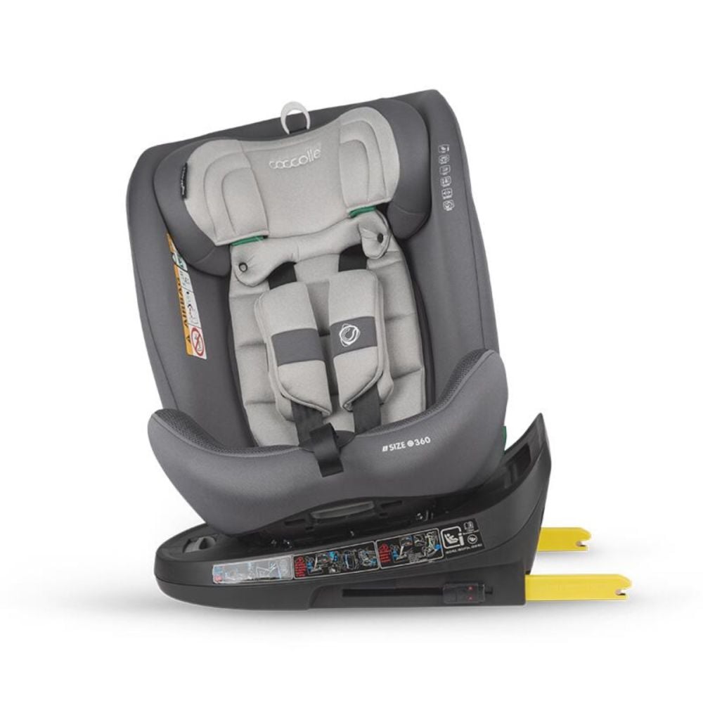 Scaun auto rotativ, Coccolle Nova, iSize 40-150 cm, Moonlit Grey
