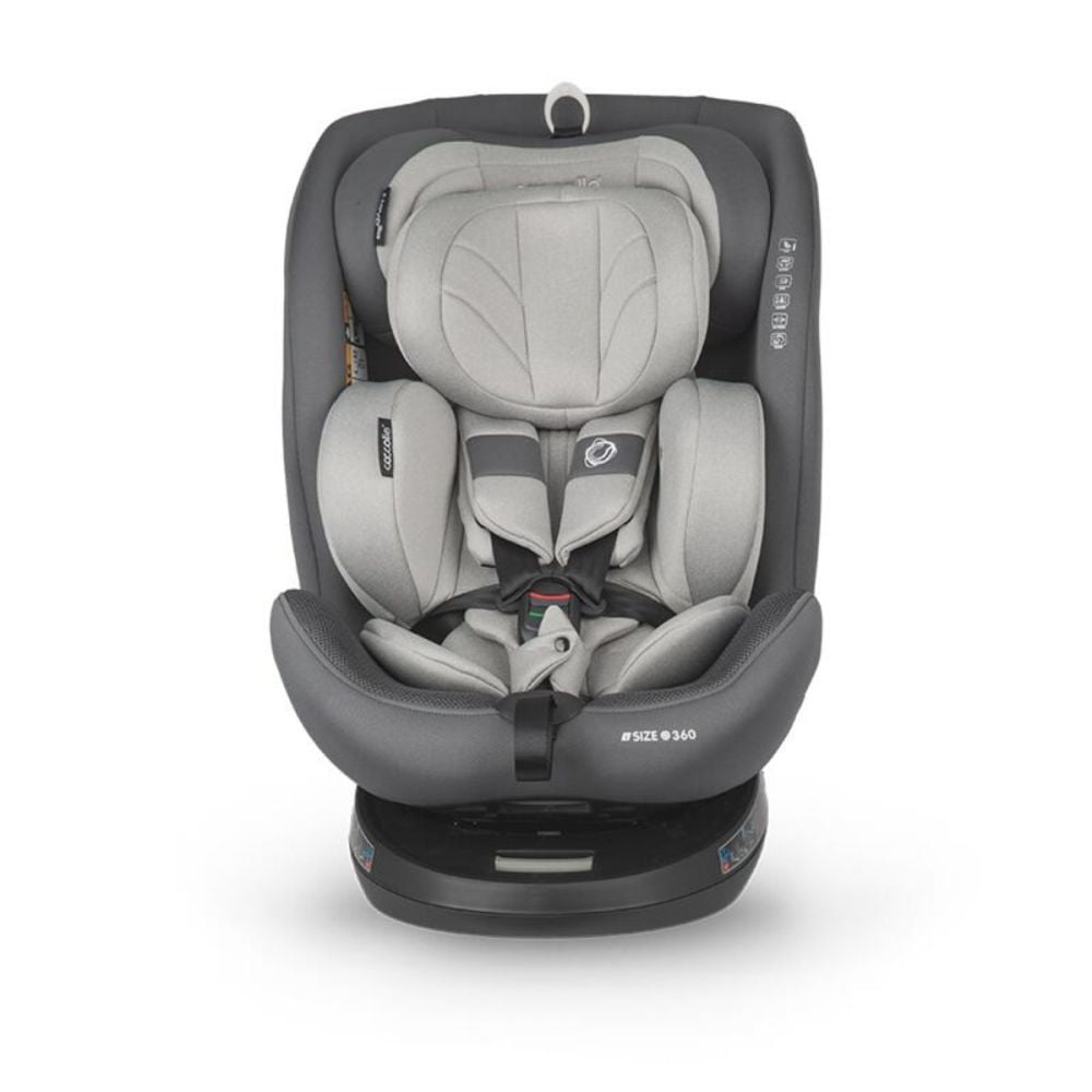 Scaun auto rotativ, Coccolle Nova, iSize 40-150 cm, Moonlit Grey