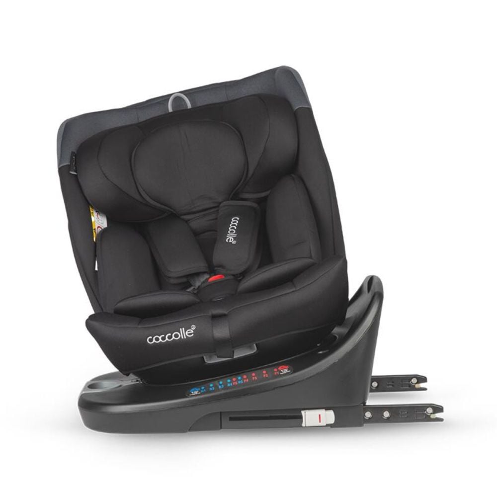 Scaun auto rotativ, Coccolle Atira, iSize 40-150 cm, Diamond Black