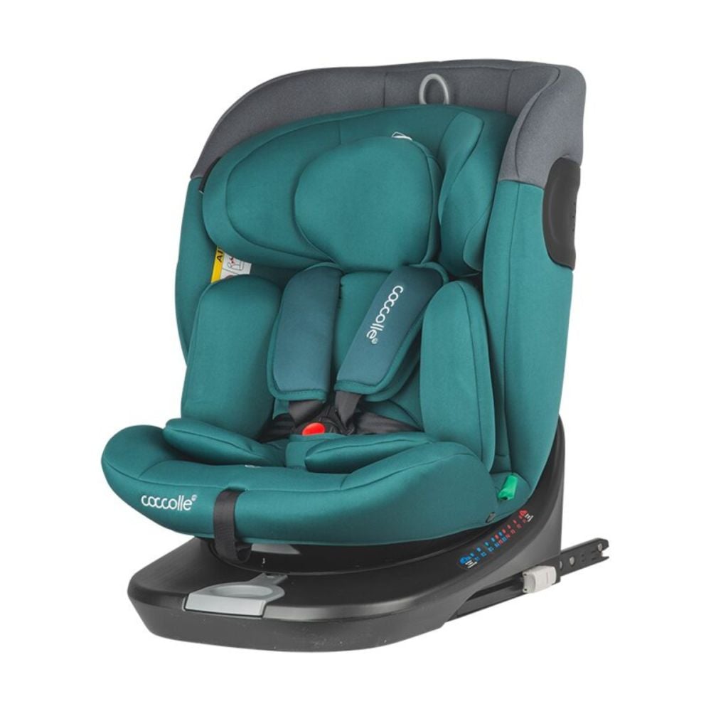 Scaun auto rotativ, Coccolle Atira, iSize 40-150 cm, Hydra Blue
