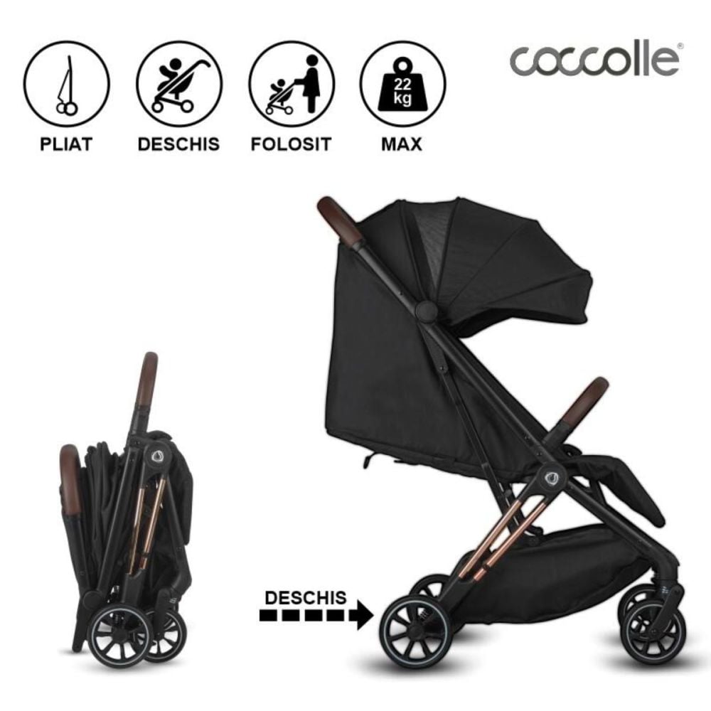 Carucior sport cu pliere automata Coccolle Beyla, Gold LE
