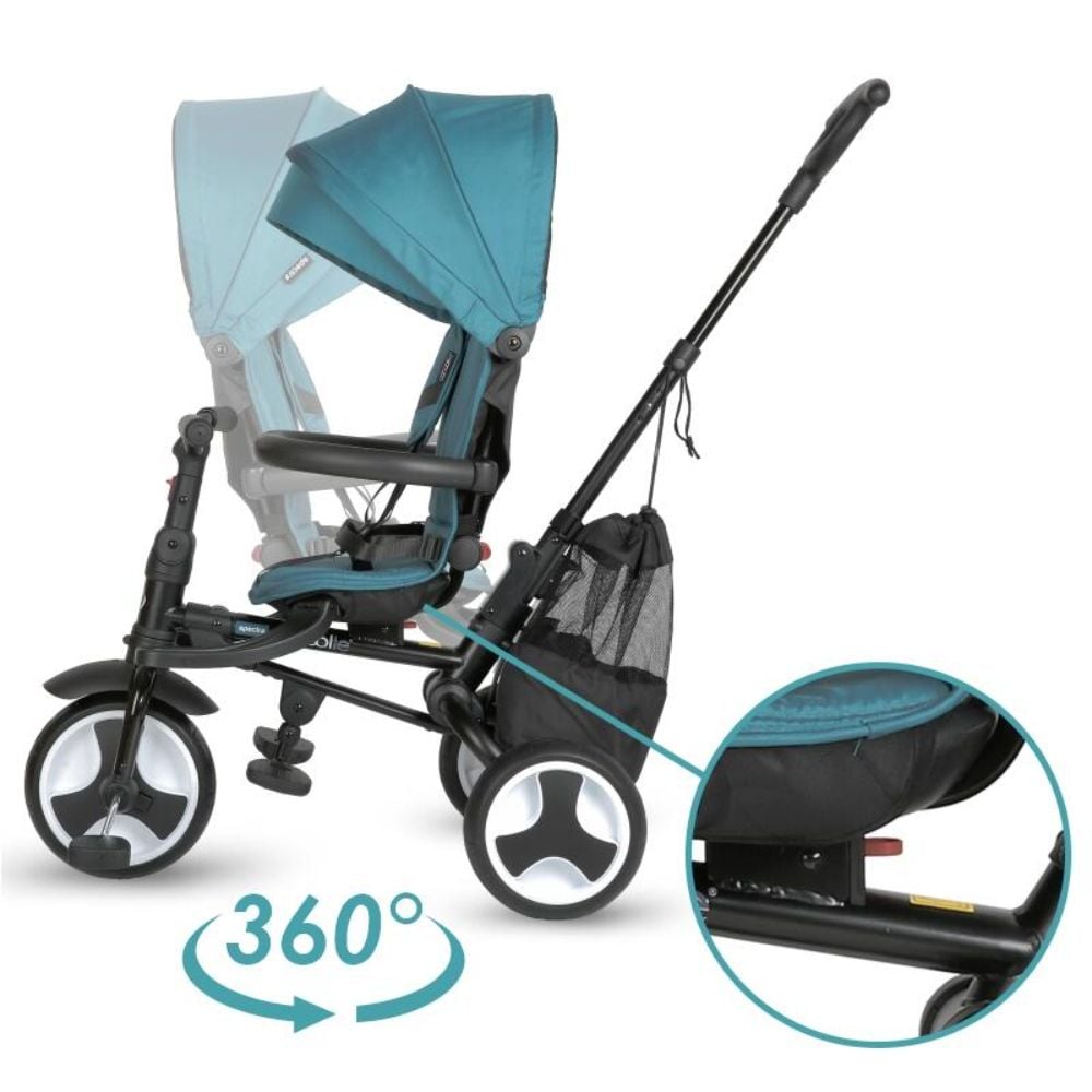 Tricicleta ultrapliabila, Coccolle Spectra Plus, Atlantic Blue