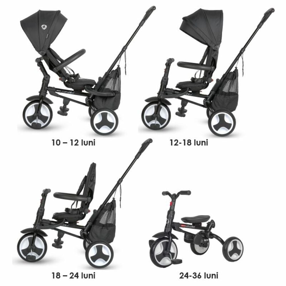 Tricicleta ultrapliabila, Coccolle Spectra Plus, Jet Black