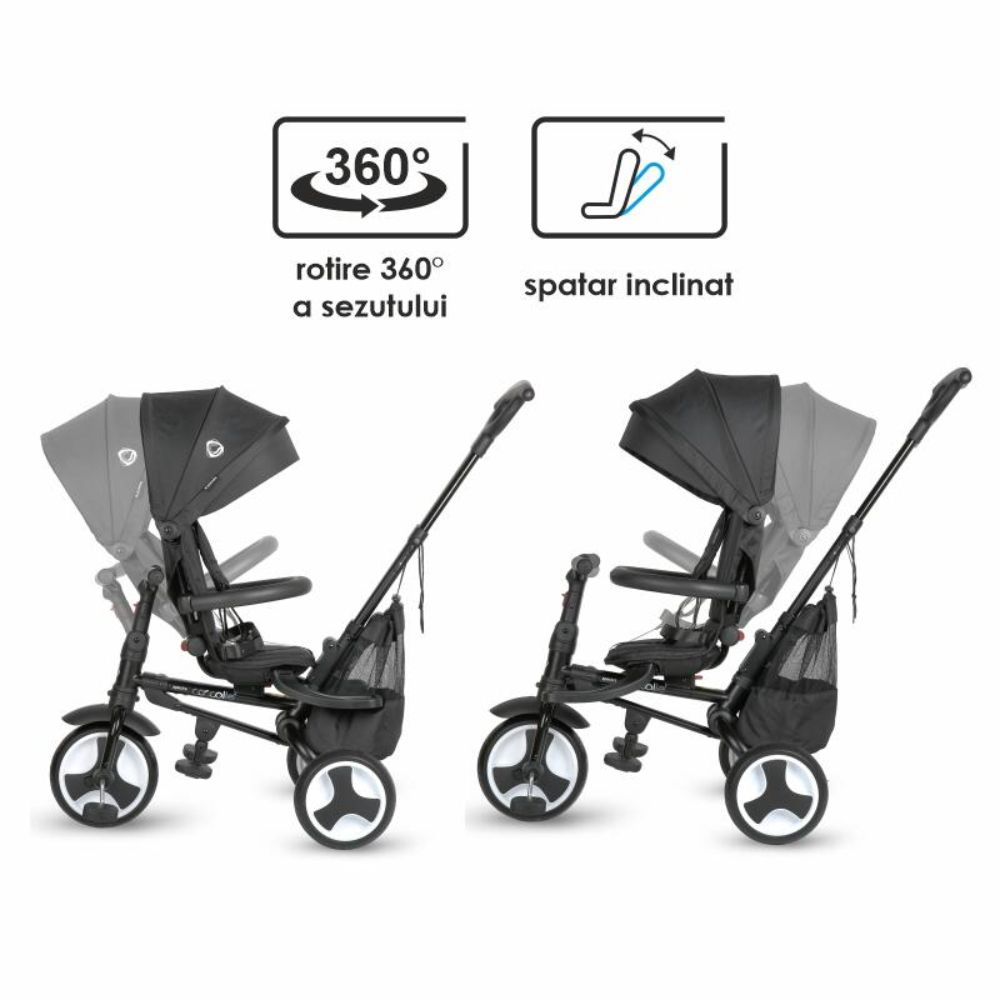 Tricicleta ultrapliabila, Coccolle Spectra Plus, Jet Black