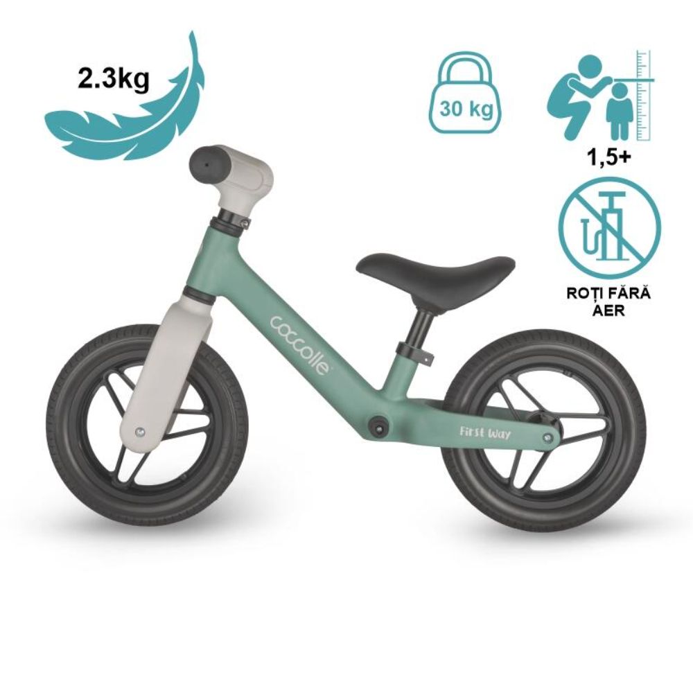 Bicicleta fara pedale, Coccolle First Way, Summer Mint