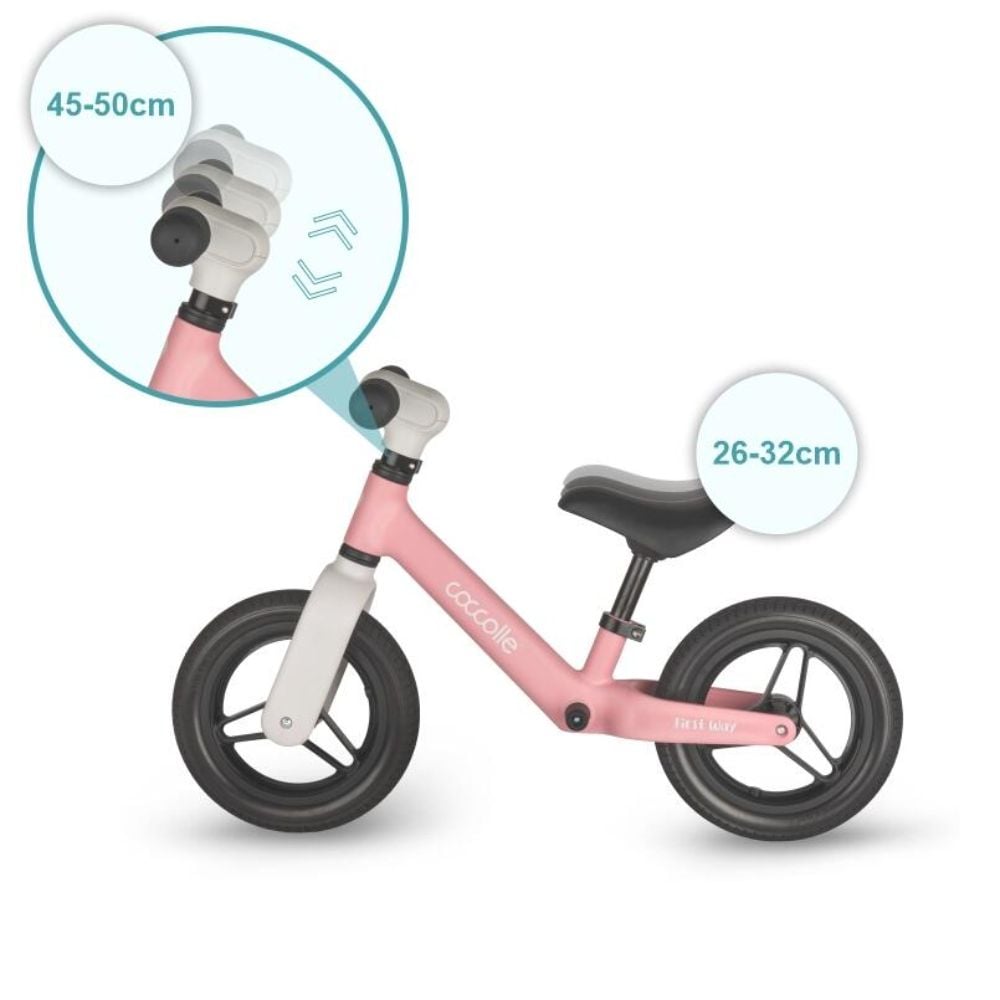 Bicicleta fara pedale, Coccolle First Way, Blush Pink