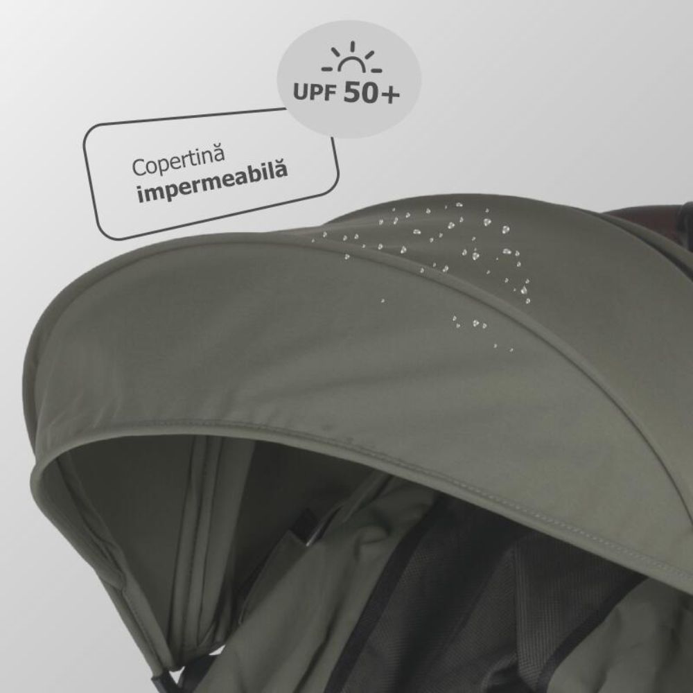 Carucior sport cu pliere automata, Coccolle Melia, Sage Shadow